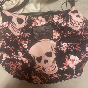Betsy Johnson skull purse